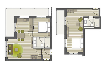 Ground plan apartment 'Arnika'